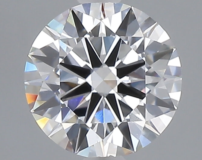 1.55 carat round lab grown diamond E color VVS2 clarity