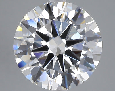 5.01 carat round lab grown diamond F color VVS2 clarity