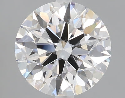 1.56 carat round lab grown diamond E color VVS2 clarity