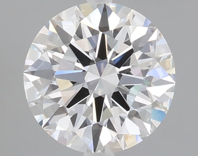 1.57 carat round lab grown diamond E color VVS2 clarity