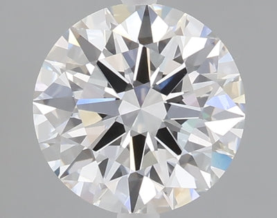 1.57 carat round lab grown diamond E color VVS2 clarity