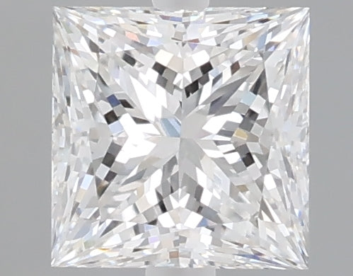 1.04 carat princess lab grown diamond D color VVS1 clarity