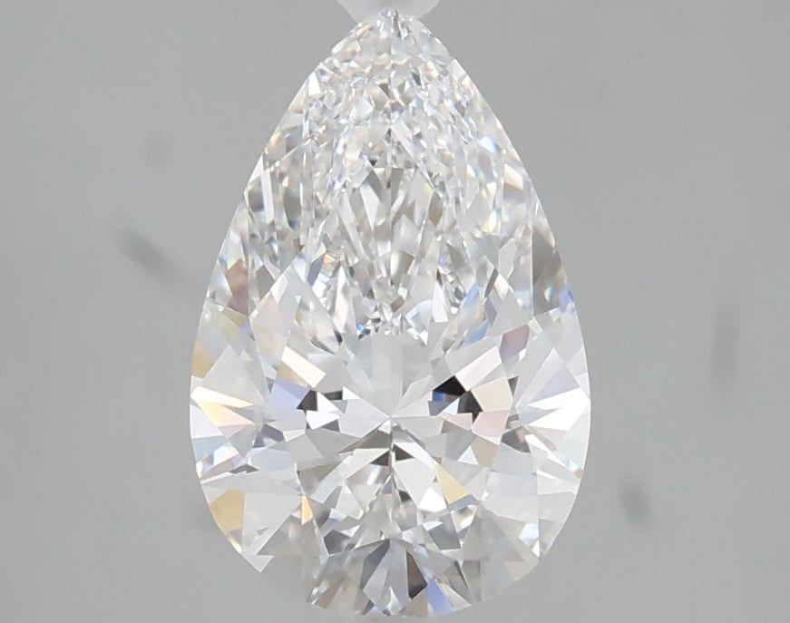 1.59 carat pear lab grown diamond D color VS1 clarity