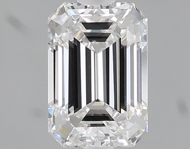 1.08 carat emerald lab grown diamond E color VVS2 clarity