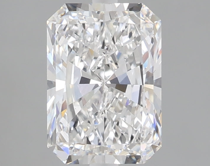 1.58 carat radiant lab grown diamond E color VS1 clarity