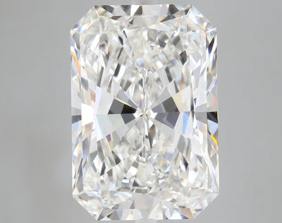 10.09 carat radiant lab grown diamond F color VVS2 clarity