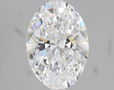 1.58 carat oval lab grown diamond D color VS1 clarity