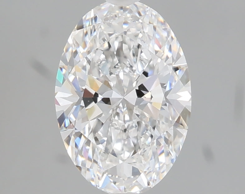 1.57 carat oval lab grown diamond E color VS1 clarity