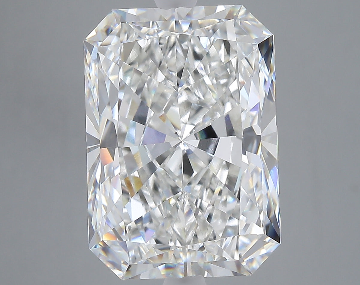 9.01 carat radiant lab grown diamond F color VVS2 clarity