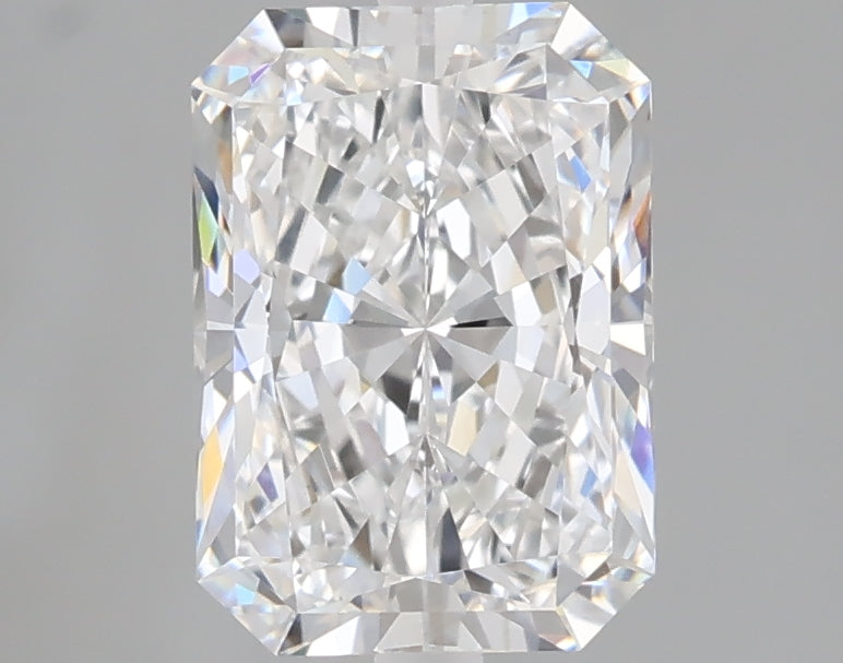 2.08 carat radiant lab grown diamond D color VVS2 clarity