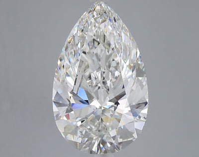 7.28 carat pear lab grown diamond G color VVS2 clarity