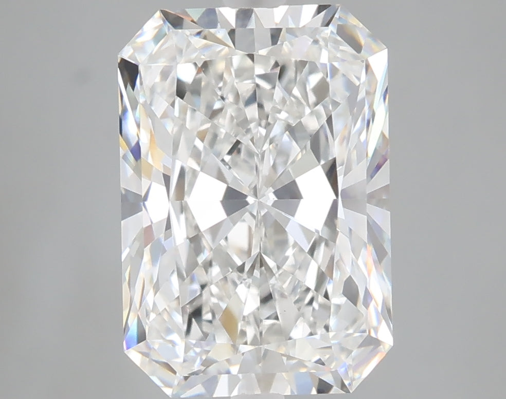 4.10 carat radiant lab grown diamond E color VS1 clarity