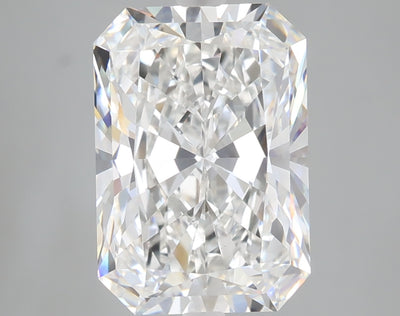 4.10 carat radiant lab grown diamond E color VS1 clarity