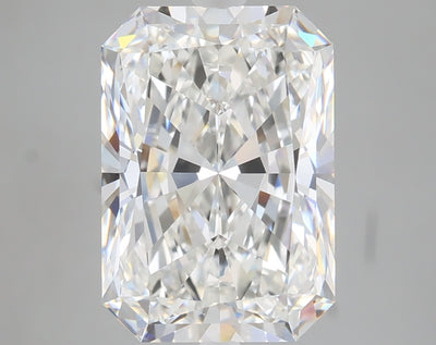 5.08 carat radiant lab grown diamond F color VVS2 clarity