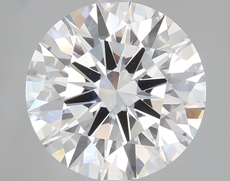 3.10 carat round lab grown diamond F color VVS2 clarity