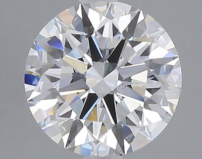 2.21 carat round lab grown diamond E color VVS2 clarity