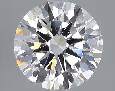 2.87 carat round lab grown diamond G color VVS2 clarity