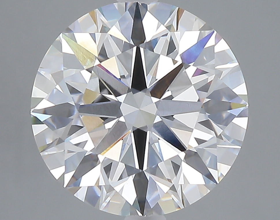 5.00 carat round lab grown diamond F color VVS2 clarity