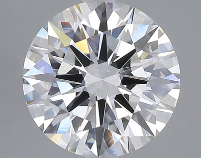 3.00 carat round lab grown diamond E color VS1 clarity