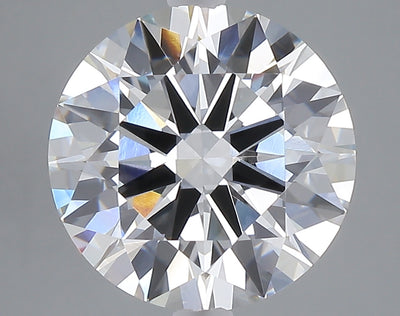 5.05 carat round lab grown diamond E color VVS2 clarity