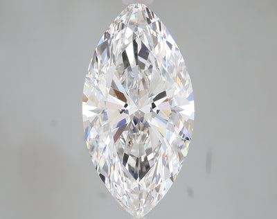 5.08 carat marquise lab grown diamond E color VS1 clarity