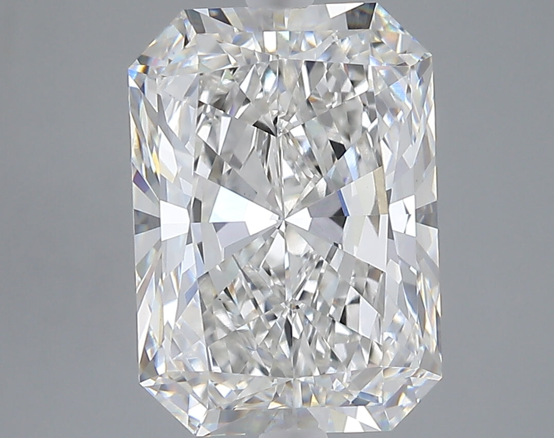 5.06 carat radiant lab grown diamond F color VS1 clarity