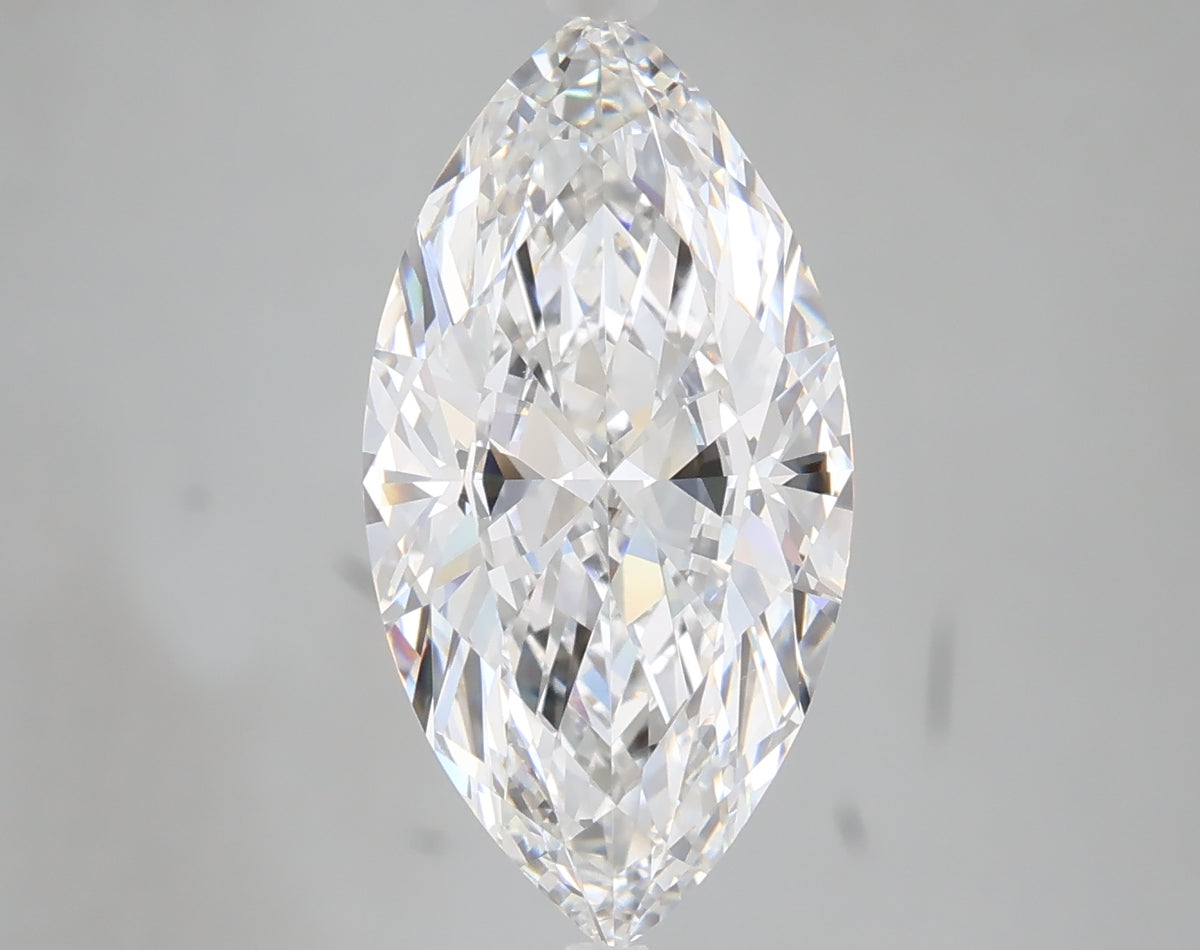 3.78 carat marquise lab grown diamond E color VS1 clarity