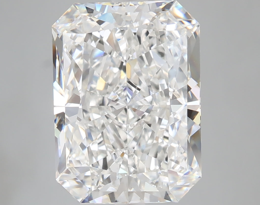 5.00 carat radiant lab grown diamond E color VS1 clarity