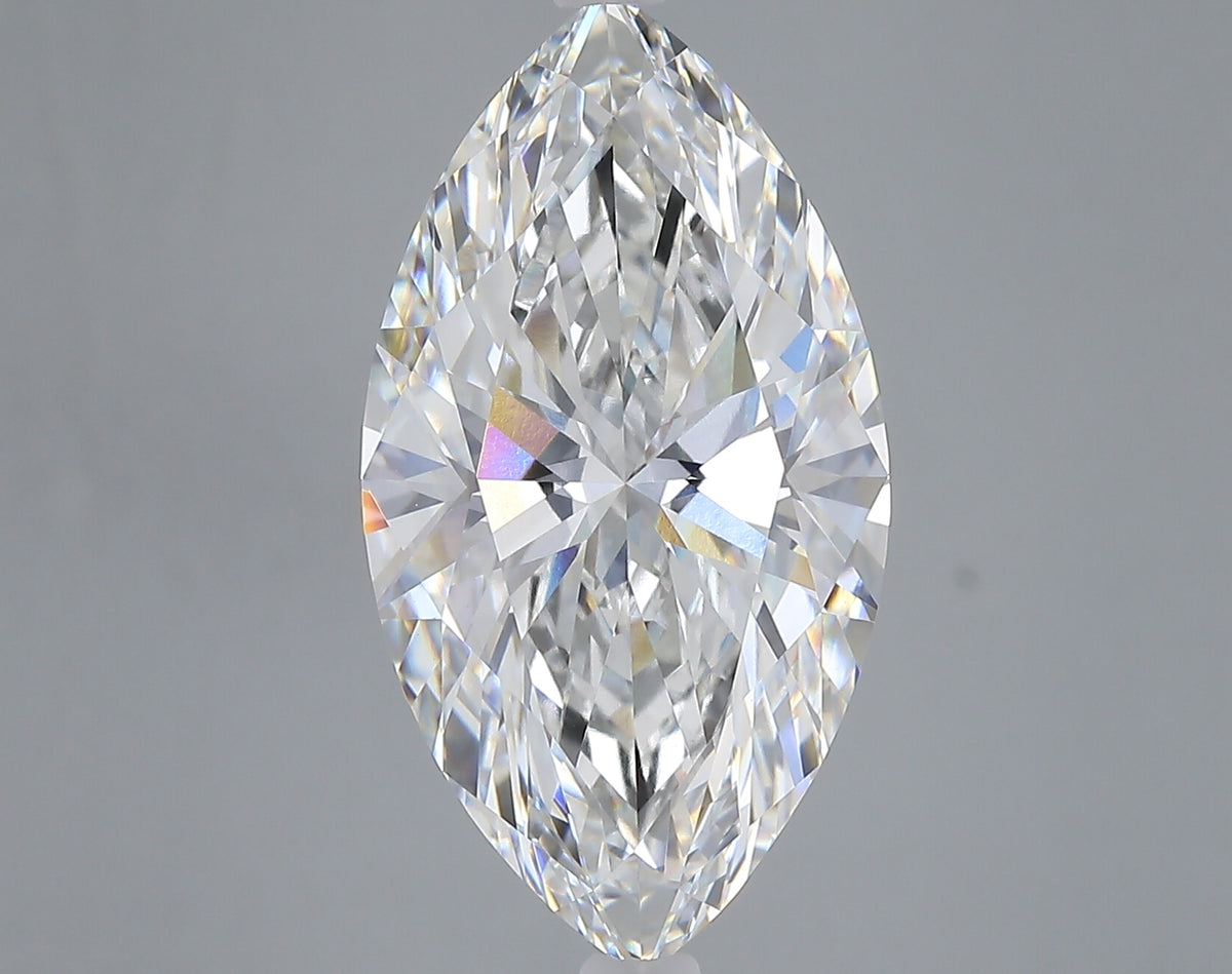 7.07 carat marquise lab grown diamond E color VVS2 clarity