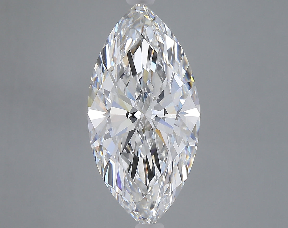 5.07 carat marquise lab grown diamond E color VVS2 clarity