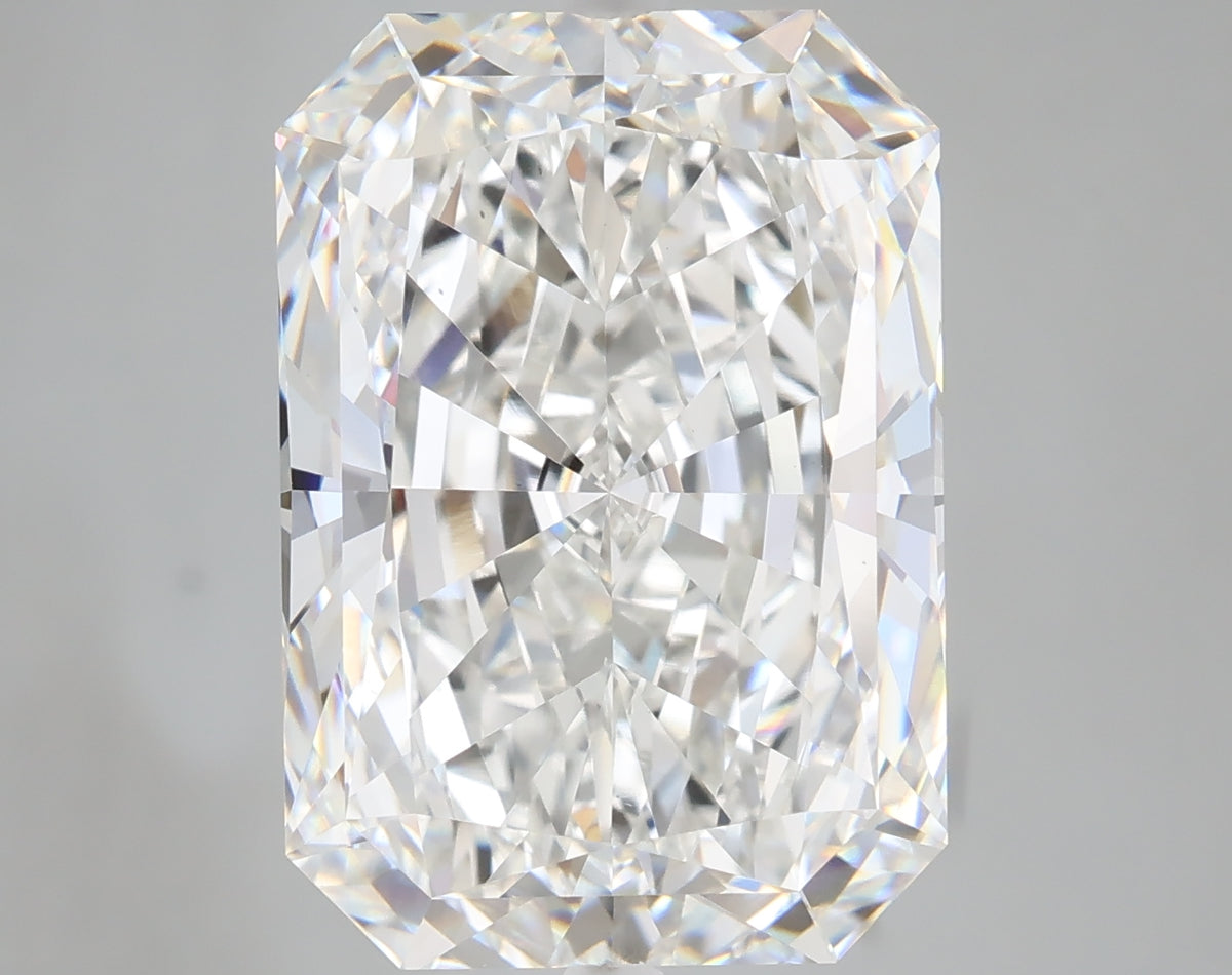 10.06 carat radiant lab grown diamond F color VS1 clarity