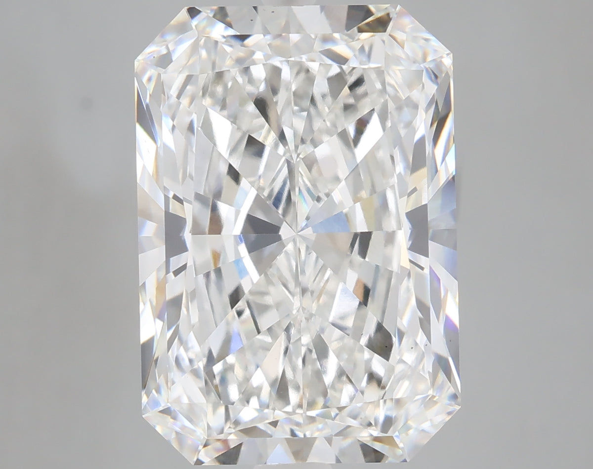10.07 carat radiant lab grown diamond F color VS1 clarity