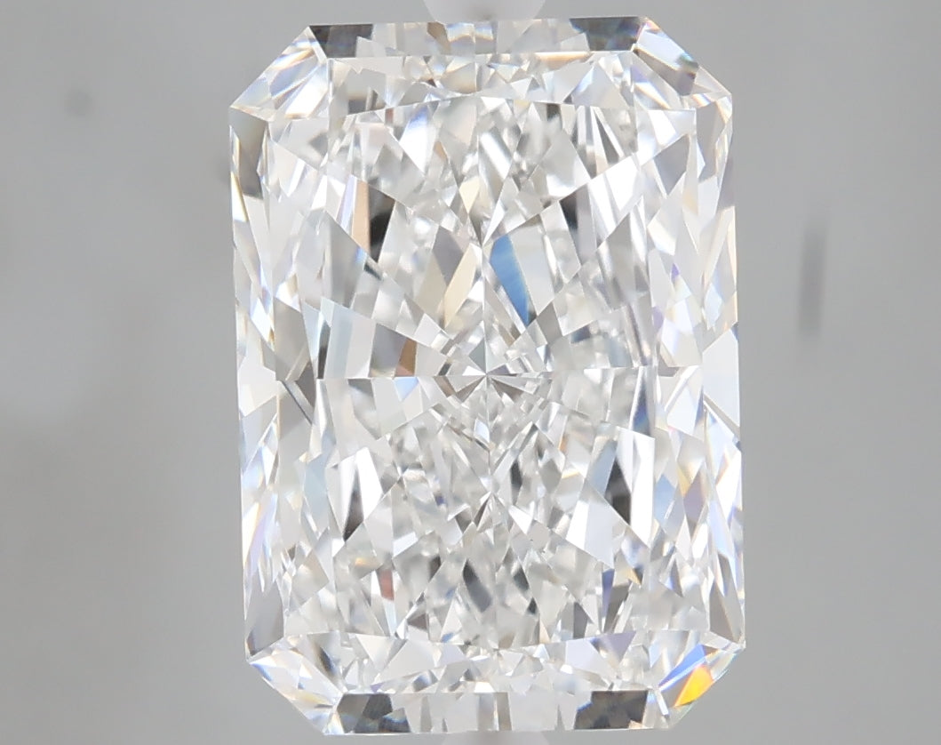 5.02 carat radiant lab grown diamond E color VS1 clarity