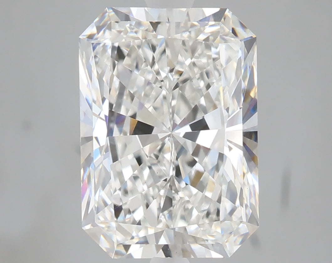 5.05 carat radiant lab grown diamond F color VS1 clarity