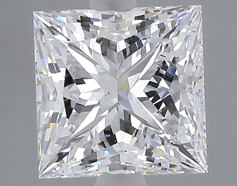 3.09 carat princess lab grown diamond E color VVS2 clarity