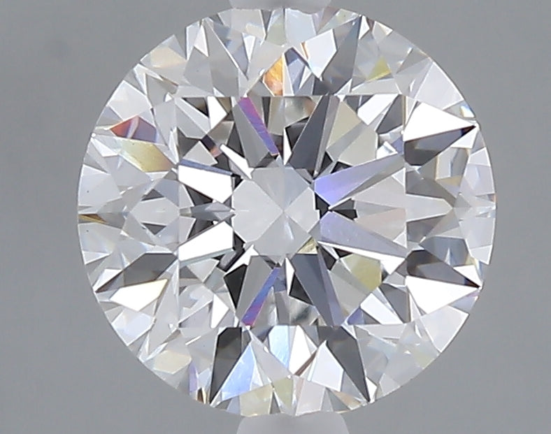 2.55 carat round lab grown diamond E color VS1 clarity