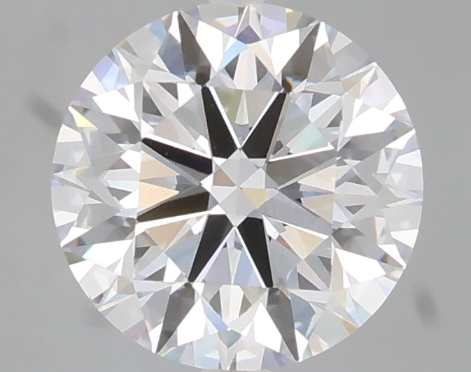 2.01 carat round lab grown diamond F color VVS2 clarity