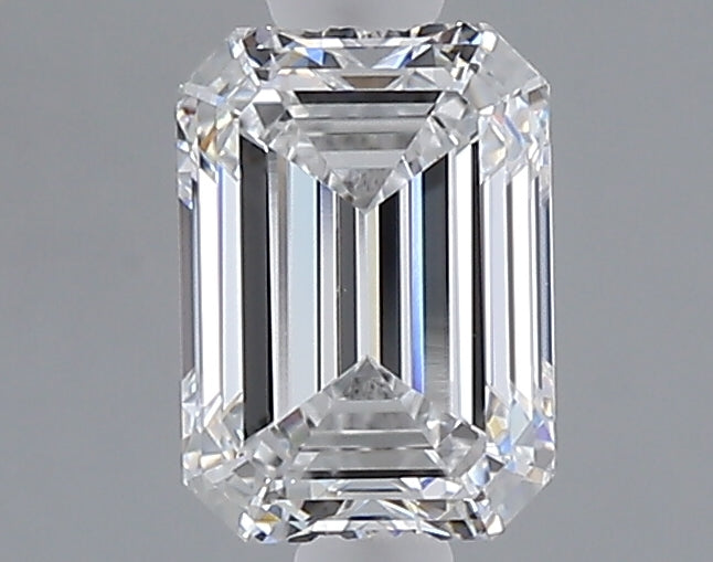 1.06 carat emerald lab grown diamond D color VVS1 clarity