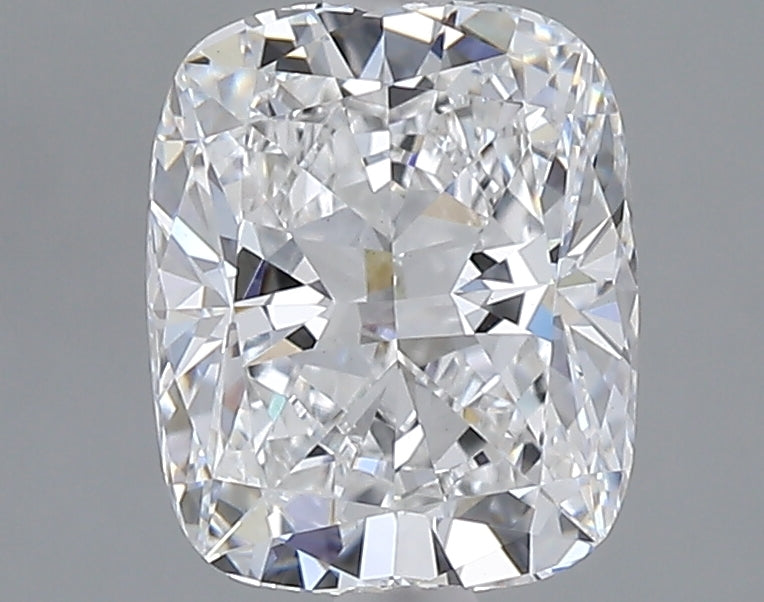 2.08 carat cushion lab grown diamond D color VS1 clarity