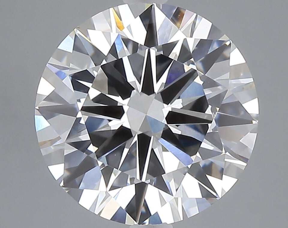 4.50 carat round lab grown diamond F color VS1 clarity