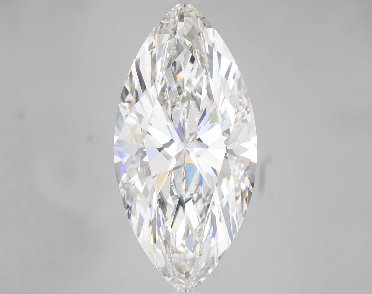 8.07 carat marquise lab grown diamond F color VVS2 clarity
