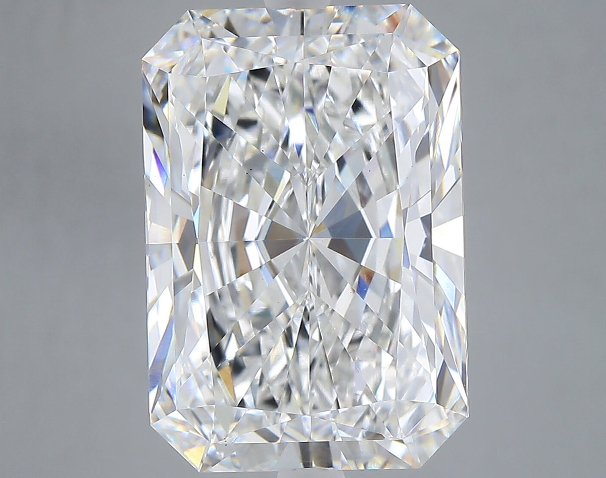 10.07 carat radiant lab grown diamond F color VS1 clarity