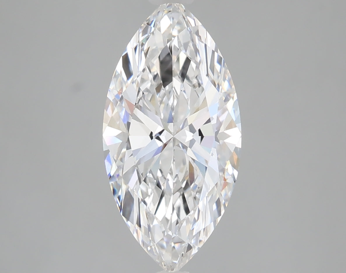 2.52 carat marquise lab grown diamond E color VS1 clarity