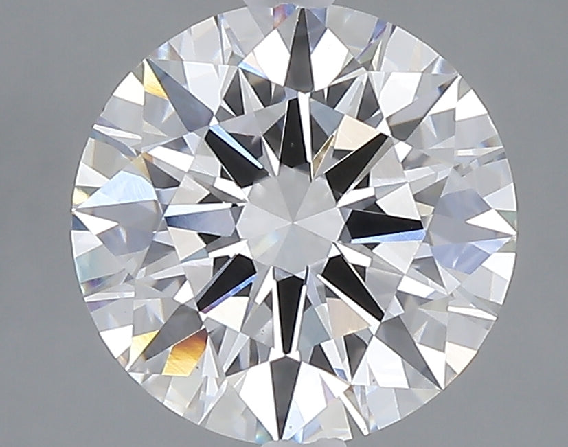 3.02 carat round lab grown diamond E color VS1 clarity