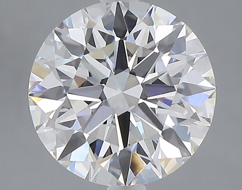3.00 carat round lab grown diamond E color VVS2 clarity