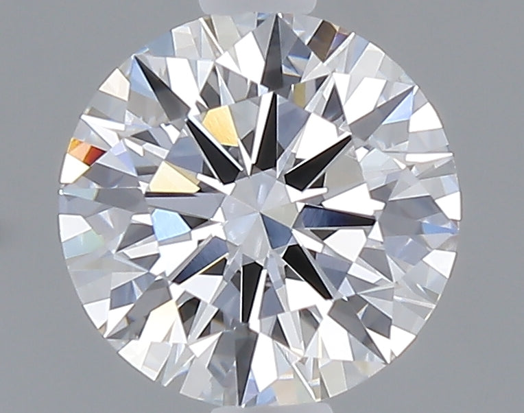 1.08 carat round lab grown diamond D color VVS2 clarity