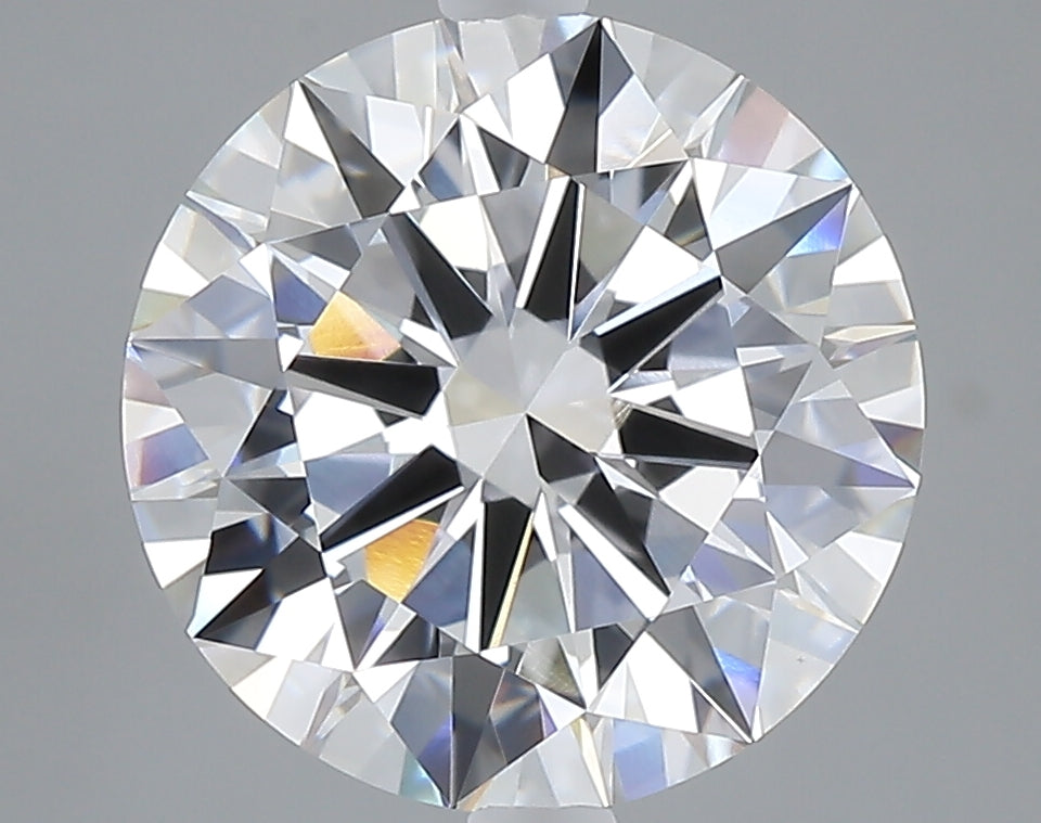 4.59 carat round lab grown diamond E color VVS2 clarity