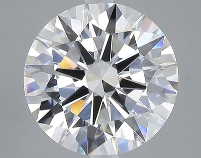 4.59 carat round lab grown diamond E color VVS2 clarity