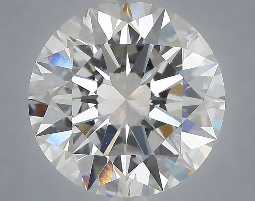 5.23 carat round lab grown diamond F color VS1 clarity