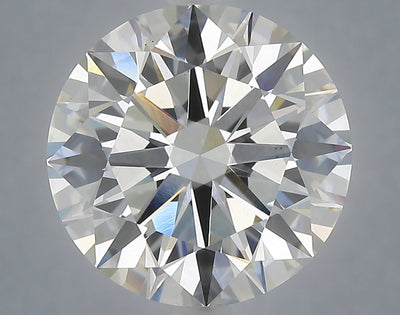 7.07 carat round lab grown diamond G color VS1 clarity
